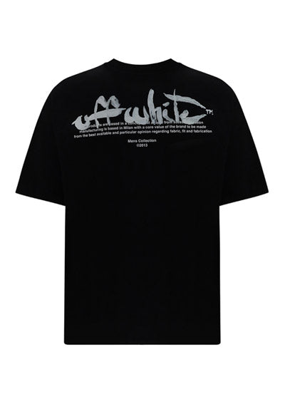 Paint Script Over Skate S/S Tee - Black