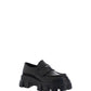 Monolith Brushed Leather Loafers - Black