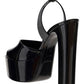 Jodie Platform Sandals In Patent Leather - Black