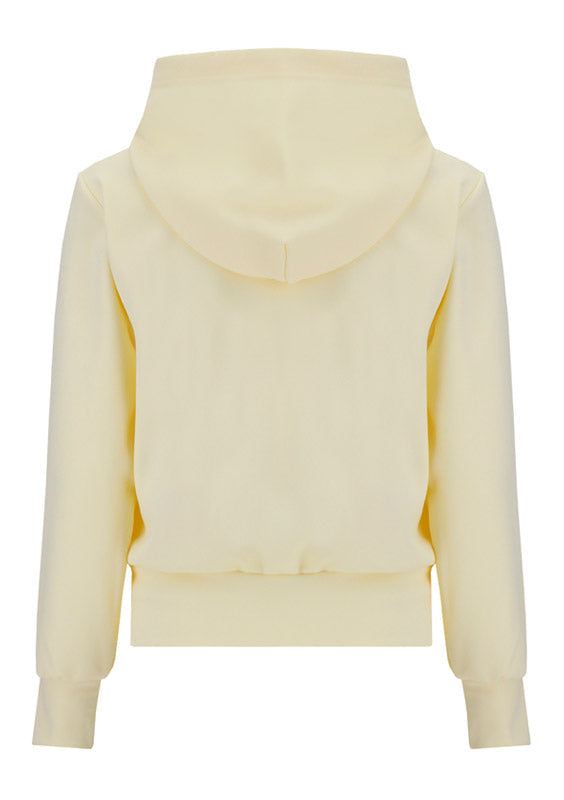 Heart-embroidered Pullover Hoodie