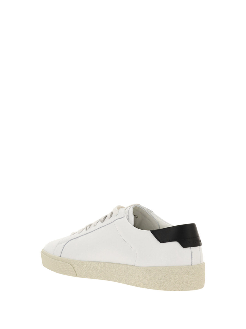 Court Classic SL/06 Embroidered Sneakers in Leather - Optic White.
