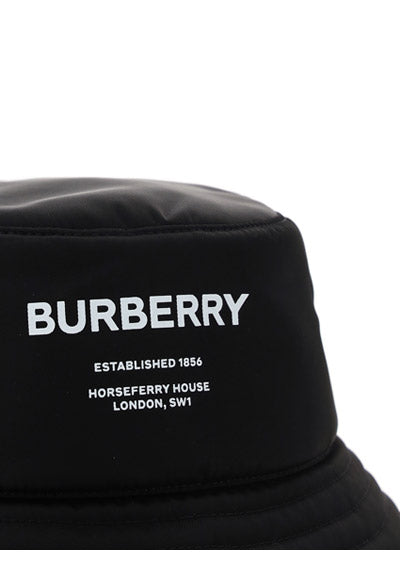 Horseferry Print Nylon Bucket Hat - Black