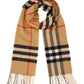 The Classic Check Cashmere Scarf - Archive Beige