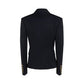 Wool Double-Breasted Jacket - Navy.