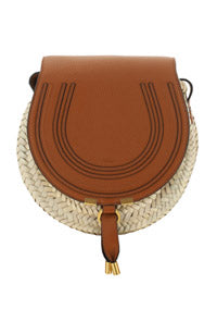 Small Marcie Cross-Body Basket - Brown