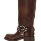 Buckled Knee-high Boots - Brown