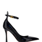 Tan-go Patent Leather Pump 100mm - Black
