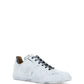 Painted Replica Leather Sneaker - White/Black