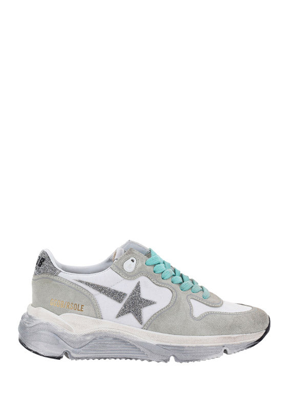 Running Sole Sneakers - Grey/White/Blue