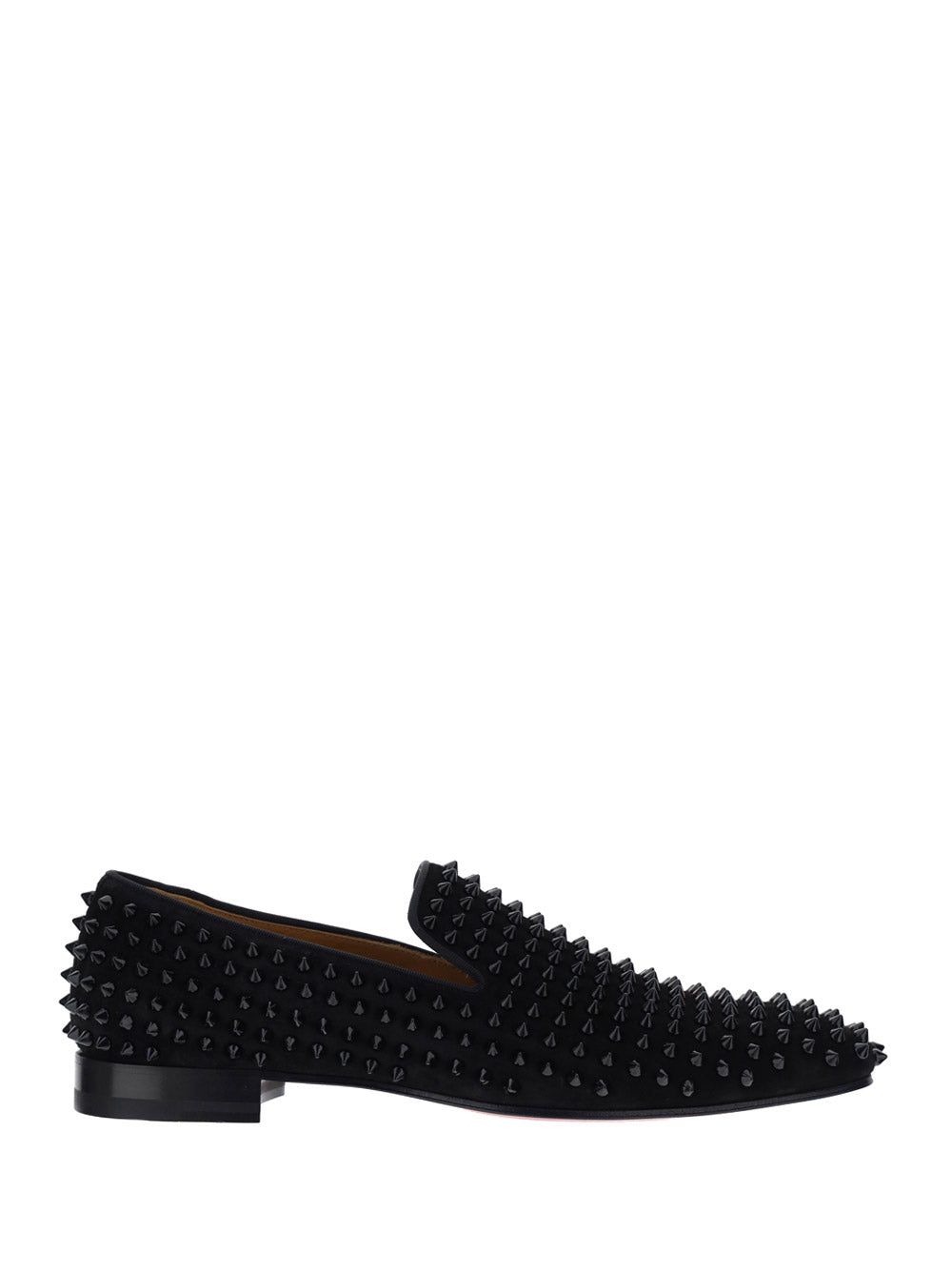 Dandelion Spikes Loafers in Suede - Black