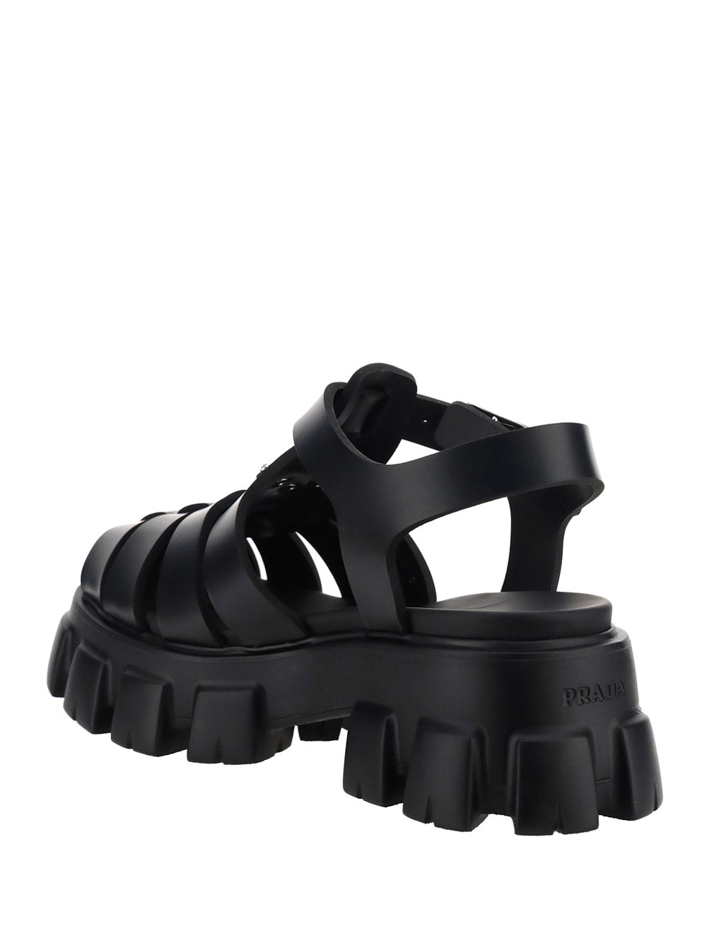 Monolith Rubber Sandals - Black