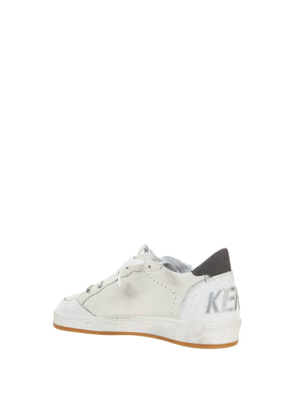 Ball Star Sneakers - White/Leopard