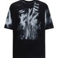 Cotton T-Shirt with Body Armour Print