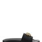 Barocco Palazzo Pool Slides - Black