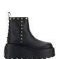 Uniqueform Calfskin Ankle Boot 85mm - Black