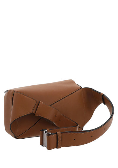 Small Puzzle Bumbag in Classic Calfskin - Tan
