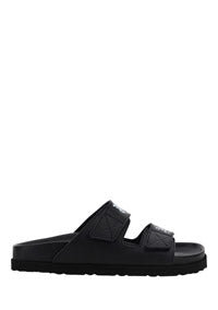 Logo Sandals - Black