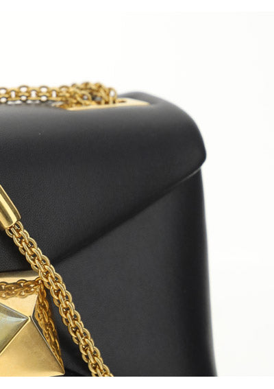 ONE STUD Nappa Bag With Chain - Black