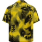 Short-sleeved Printed Re-Nylon Shirt - Yellow