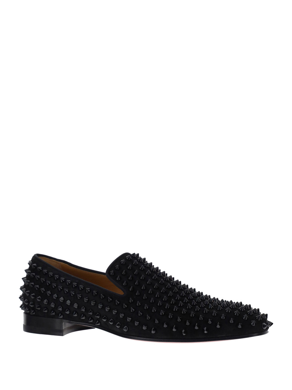 Dandelion Spikes Loafers in Suede - Black