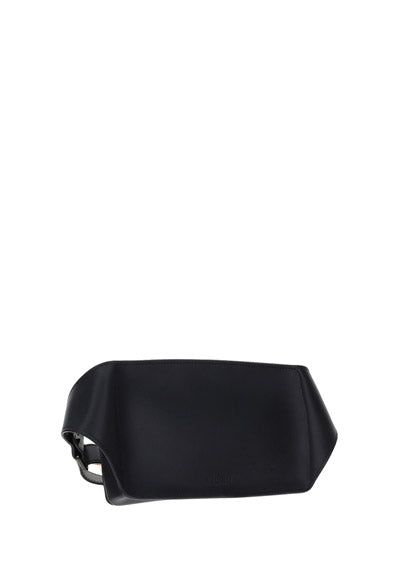 VLTN Leather Belt Bag - Black