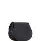 Marcie Small Saddle Bag - Black