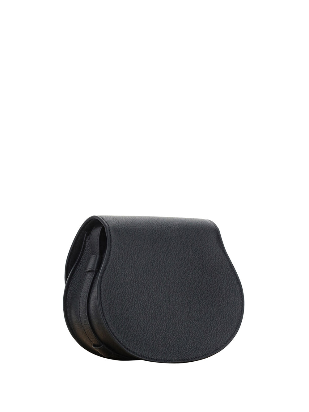 Marcie Small Saddle Bag - Black