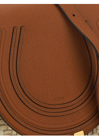 Small Marcie Cross-Body Basket - Brown