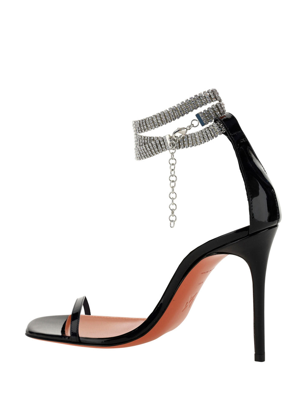 Giorgia Crystal Sandals - Black