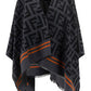 FF Logo Poncho - Black