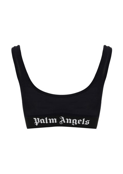 Logo Sports Bra - Black