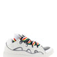 Leather Curb Sneakers - White
