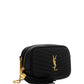 Lou Mini Bag In Quilted Grain De Poudre Embossed Leather - Black
