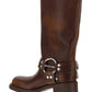 Buckled Knee-high Boots - Brown