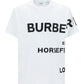 Horseferry Print Cotton Oversized T-shirt - White