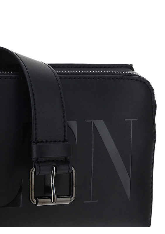 VLTN Leather Belt Bag - Black