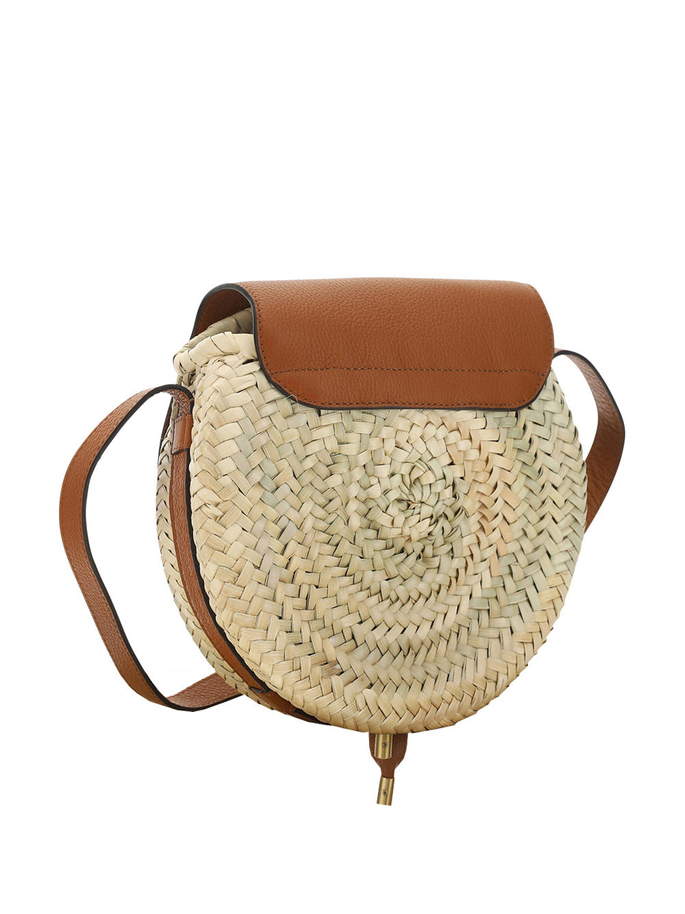 Small Marcie Cross-Body Basket - Brown