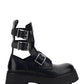 Rave Buckle Boot - Black / Silver