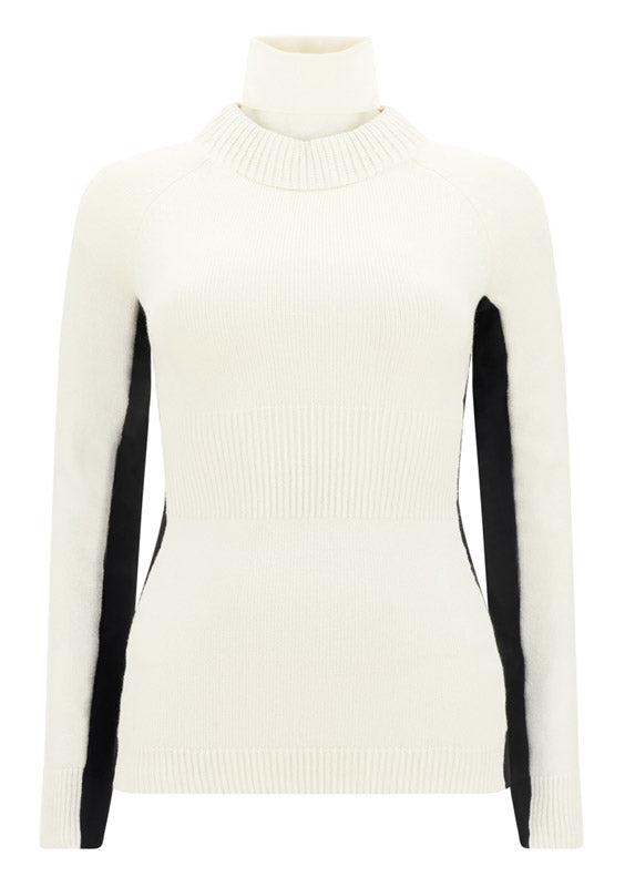Wool Turtleneck Sweater - Off White