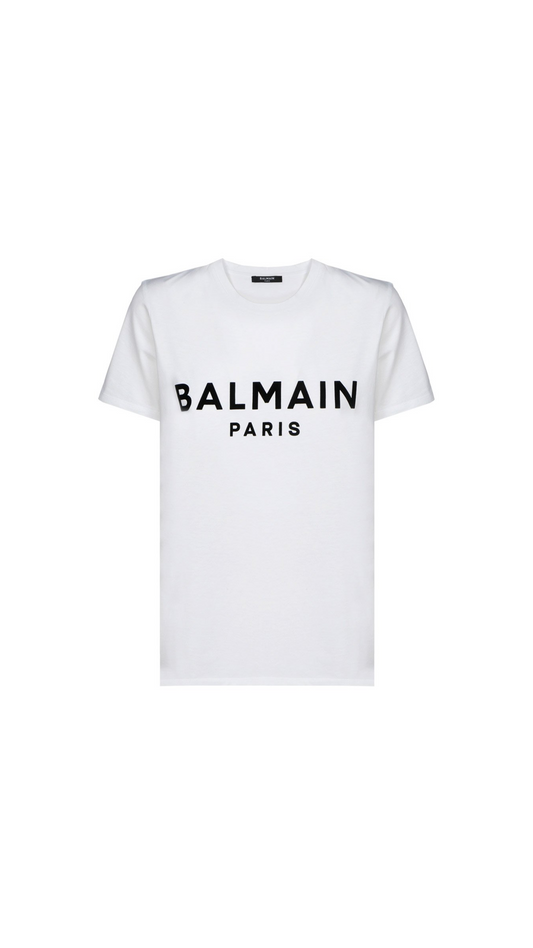 Cotton T-shirt With Logo Print - White