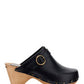 Titya Leather Clogs - Black