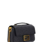 Baguette Chain Midi Bag - Gray