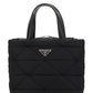 Re-Nylon Padded Tote Bag - Black.