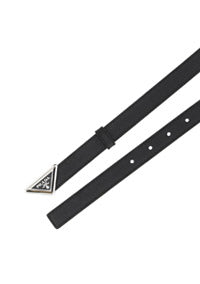 Saffiano Leather Belt - Black