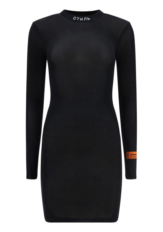 CTNMB Viscose LS Dress - Black