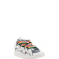 Leather Curb Sneakers - White