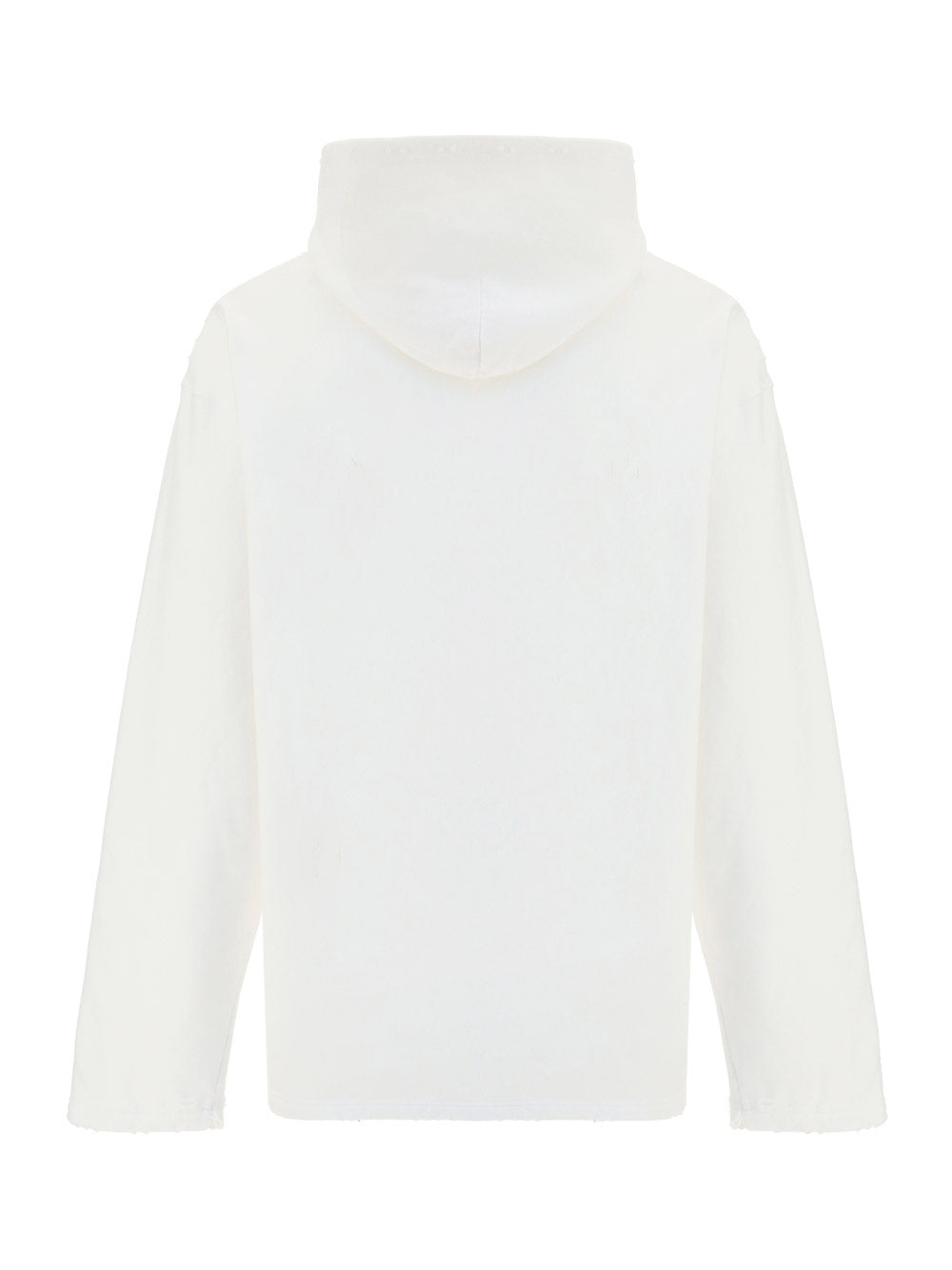 Balenciaga Logo Pixel Hoodie - White