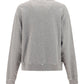 Distressed Anagram Sweatshirt in Cotton - Grey Melange
