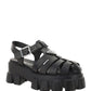 Foam Rubber Sandals - Black