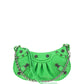 Le Cagole Mini Purse With Chain Crocodile Embossed - Green